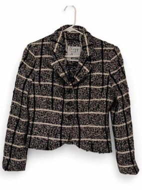 RARE Cheap and Chic by Moschino wool/ mohair blend textured Blazer/Jacket -Sz10